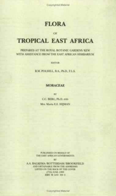 Flora of Tropical East Africa - Moraceae (1989)
