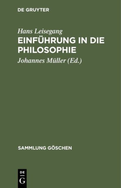Einfuhrung in die Philosophie