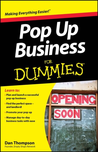 Pop Up Business For Dummies