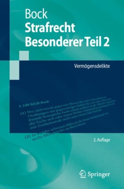 Strafrecht Besonderer Teil 2