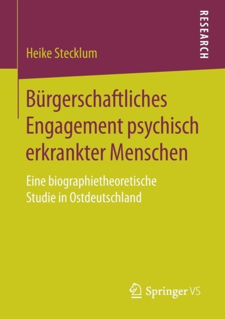 Burgerschaftliches Engagement psychisch erkrankter Menschen