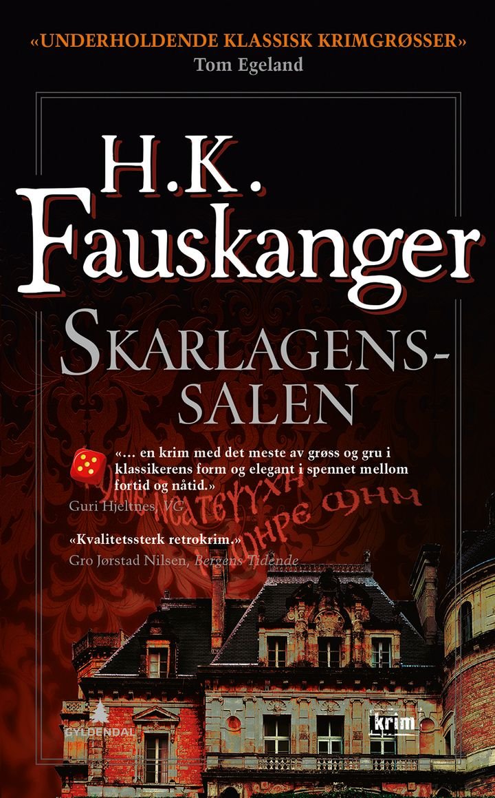 Skarlagenssalen, eller Det røde rom gjengitt etter Oskar Prods Brattenschlags etterlatte nedtegnelser - kriminalroman