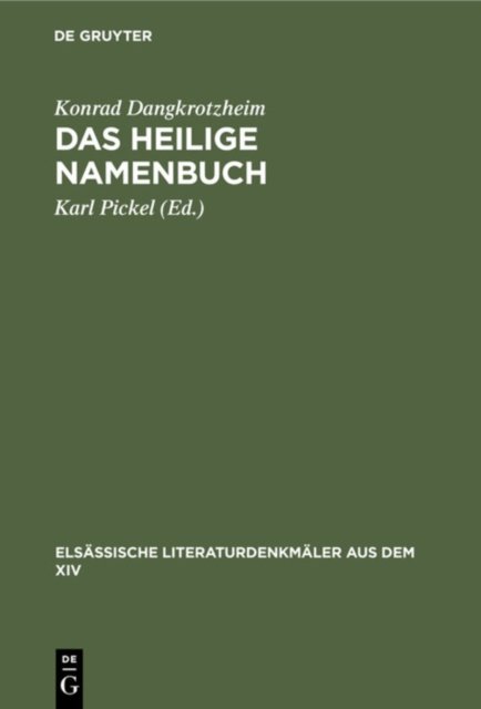 Das Heilige Namenbuch