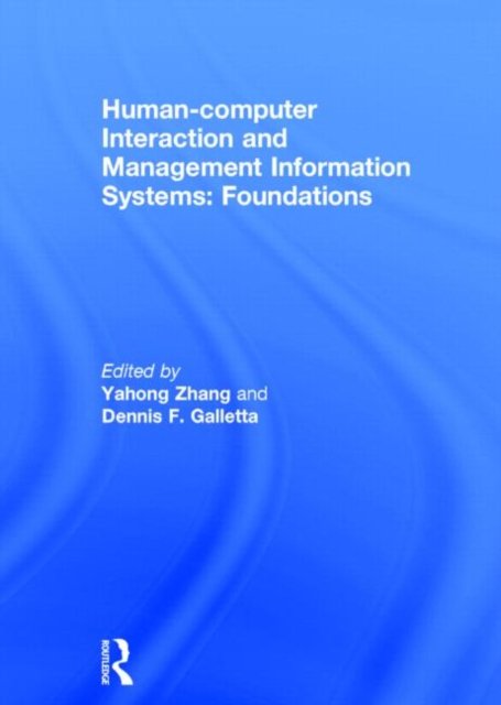 Human computer Interaction And Management Information Systems
