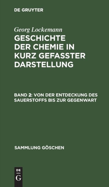 Von Der Entdeckung Des Sauerstoffs Bis Zur Gegenwart