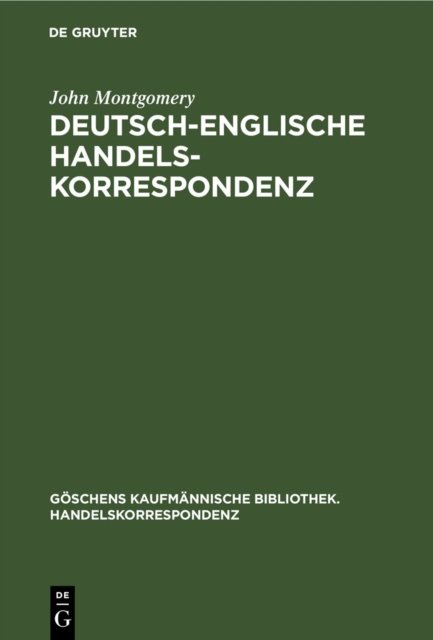 Deutsch-englische Handelskorrespondenz