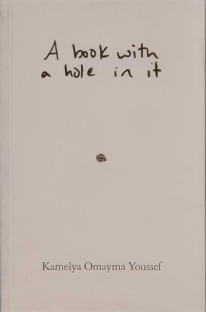A book with a hole in it