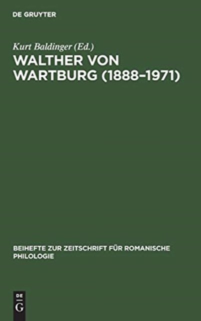 Walther von Wartburg (1888-1971)
