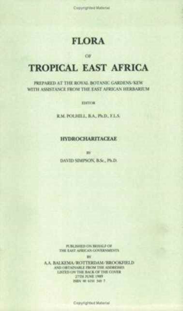 Flora of Tropical East Africa - Hydrocharitaceae (1989)