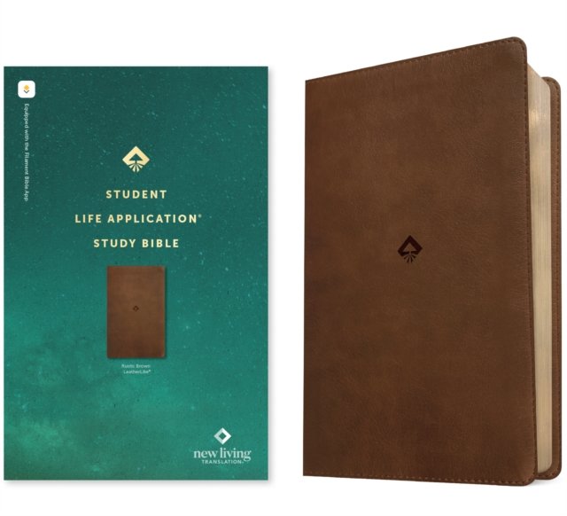 NLT Student Life Application Study Bible, Filament Enabled (Leatherlike, Rustic Brown, Red Letter)