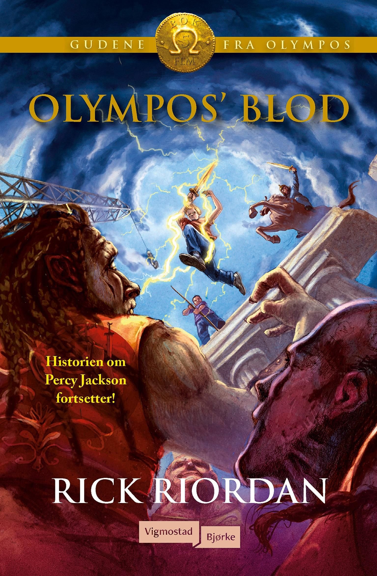 Olympos' blod av Rick Riordan