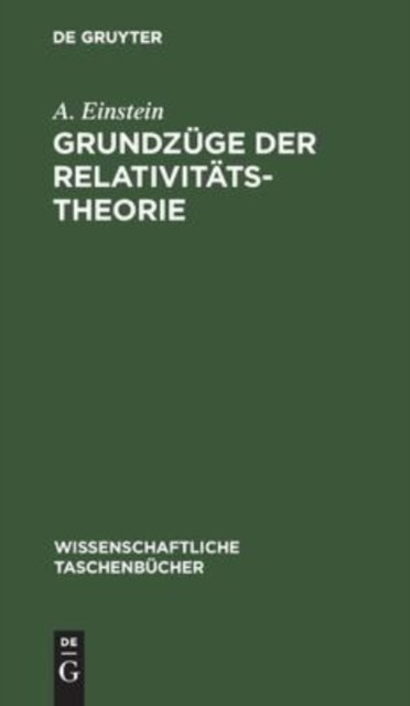 Grundzuge Der Relativitatstheorie