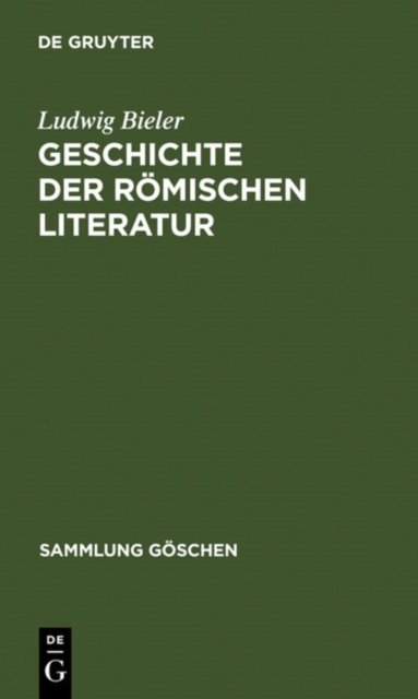 Geschichte der romischen Literatur