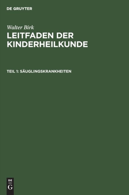 Sauglingskrankheiten