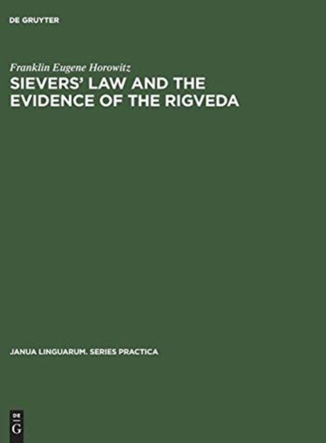 Sievers'' Law and the Evidence of the Rigveda
