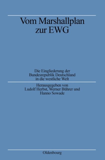 Vom Marshallplan Zur Ewg