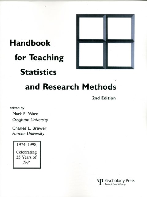 Handbook for Teaching Statistics and Research Methods