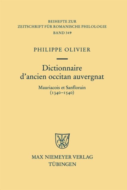 Dictionnaire d'Ancien Occitan Auvergnat