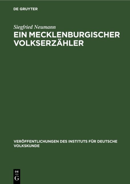 Mecklenburgischer Volkserzähler