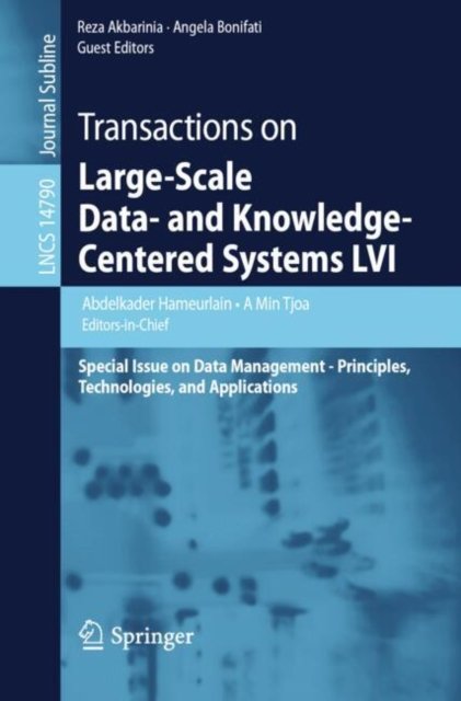 Transactions on Large-scale Data- and Knowledge-centered Systems Lvi