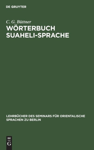 Worterbuch Suaheli-Sprache