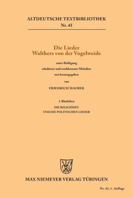 Lieder Walthers von der Vogelweide