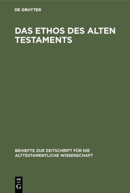 Ethos des Alten Testaments