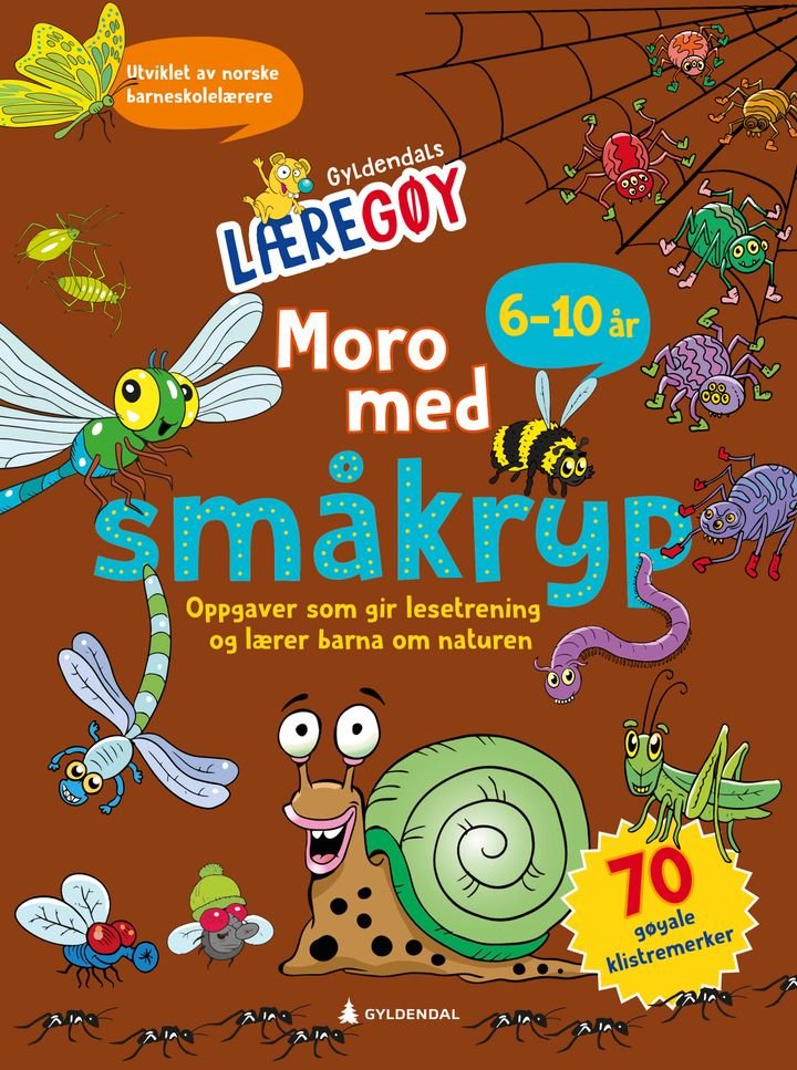 Moro med småkryp - oppgaver som gir lesetrening og lærer barna om naturen