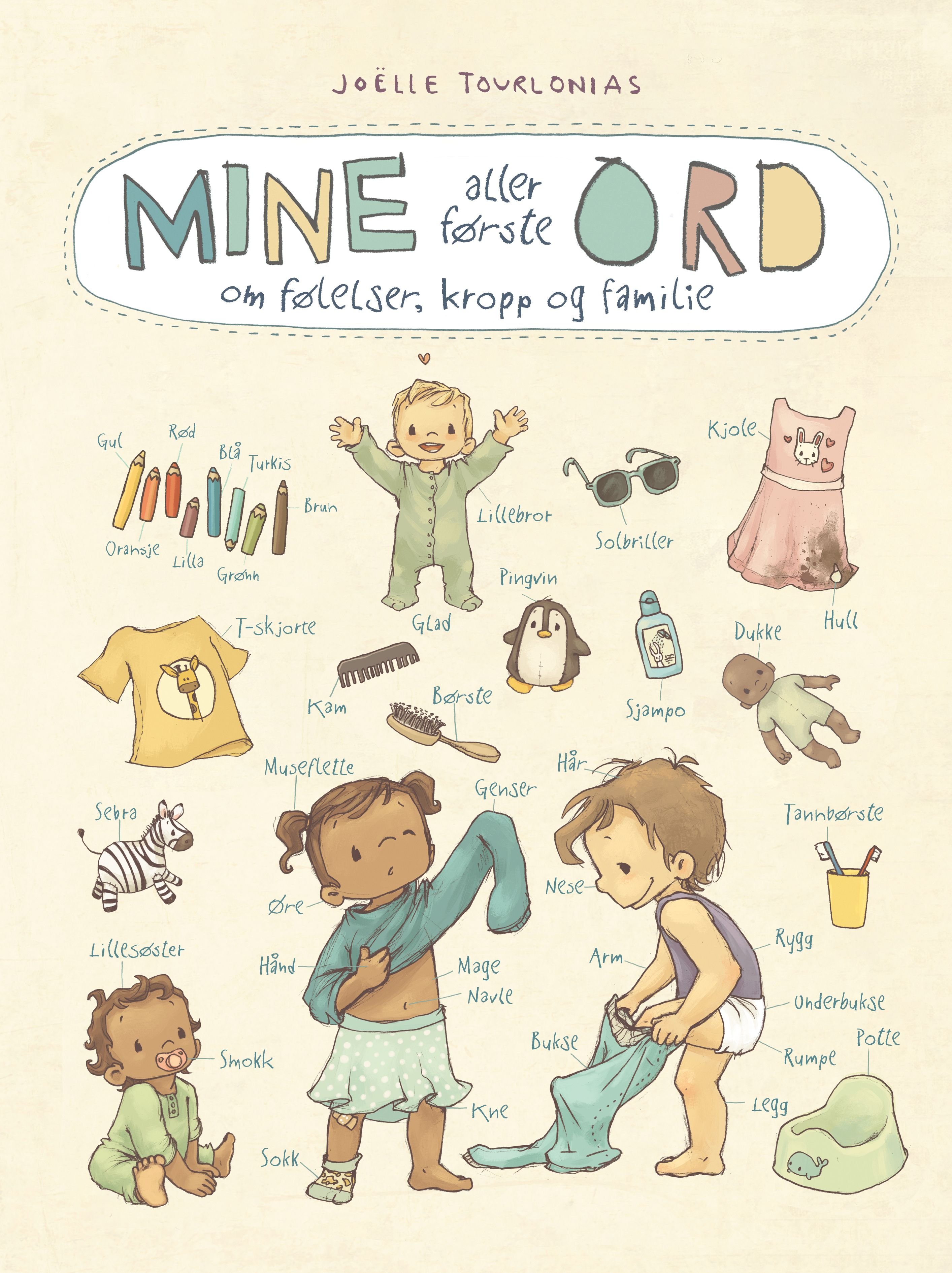 Mine aller første ord om følelser, kropp og familie