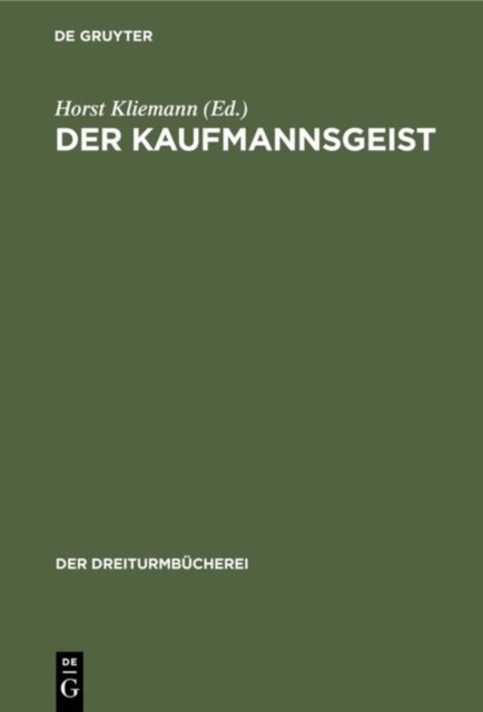 Der Kaufmannsgeist
