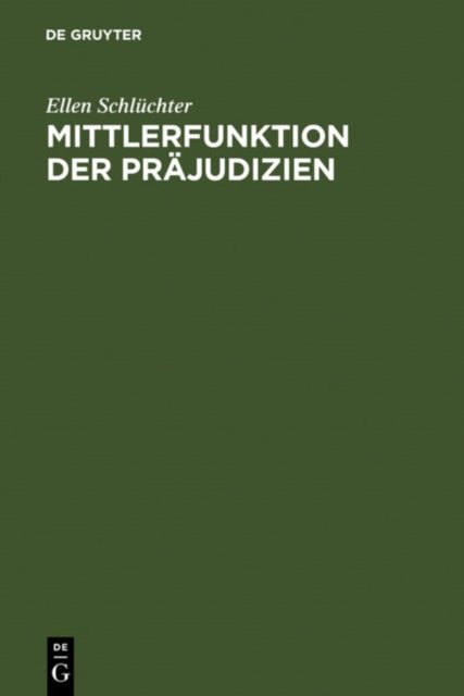 Mittlerfunktion der Prajudizien