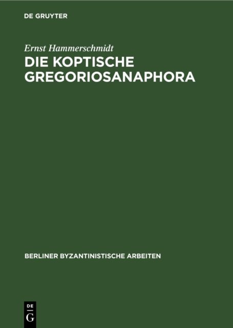 Koptische Gregoriosanaphora