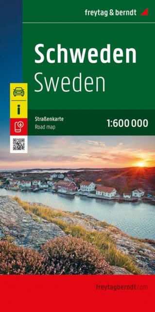 Sweden Road Map 1:600,000