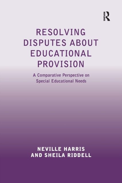 Resolving Disputes about Educational Provision