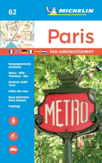 Paris par arrondissement - Michelin City Plan 062