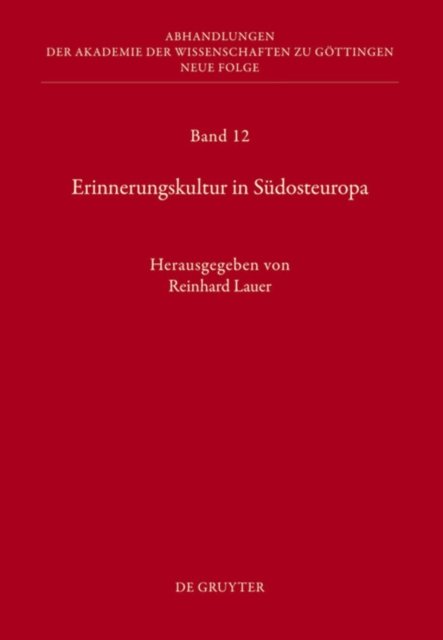 Erinnerungskultur in Sudosteuropa