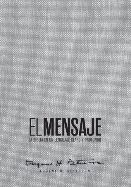 Biblia El Mensaje (Tapa Dura, Gris Tela)
