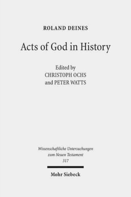 Acts of God in History