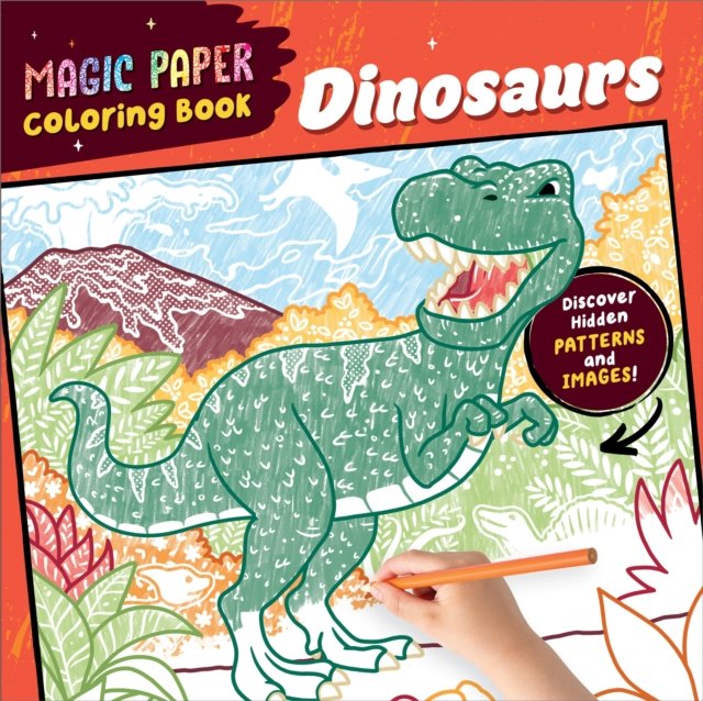 Magic Paper Coloring Book Dinosaurs