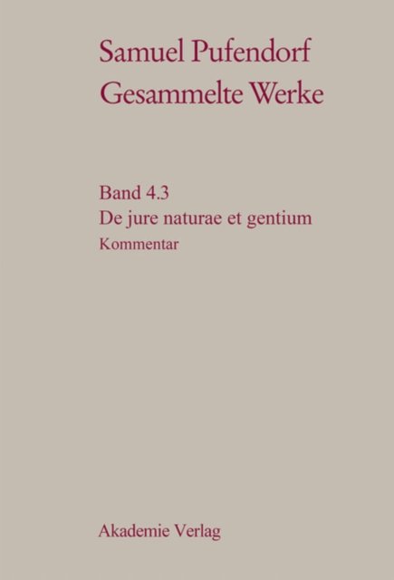 de Jure Naturae Et Gentium