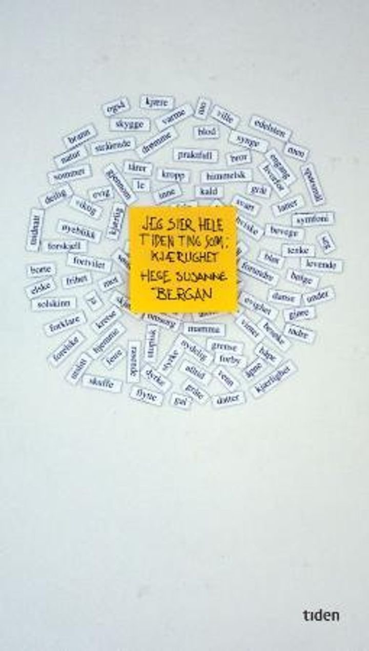 Jeg sier hele tiden ting som - kjærlighet - dikt