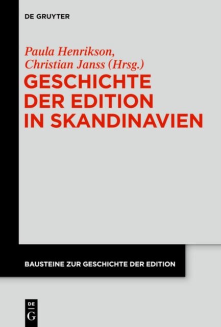 Geschichte Der Edition in Skandinavien