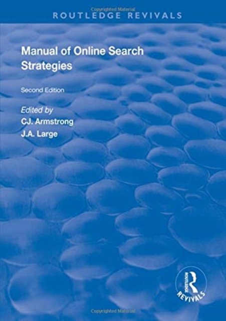 Manual of Online Search Strategies