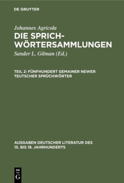 Funfhundert Gemainer Newer Teutscher Spruchworter