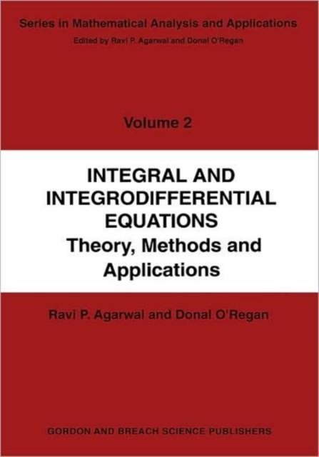Integral and Integrodifferential Equations