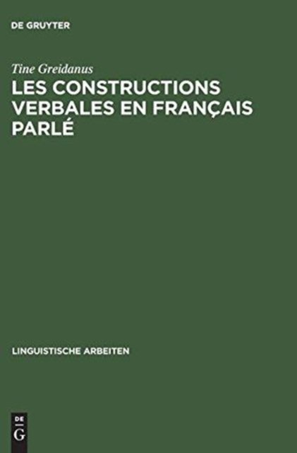 Les Constructions Verbales En Français Parlé