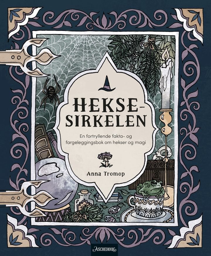 Heksesirkelen - en fortryllende fakta og fargeleggingsbok om hekser og magi