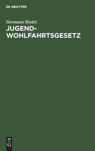 Jugendwohlfahrtsgesetz