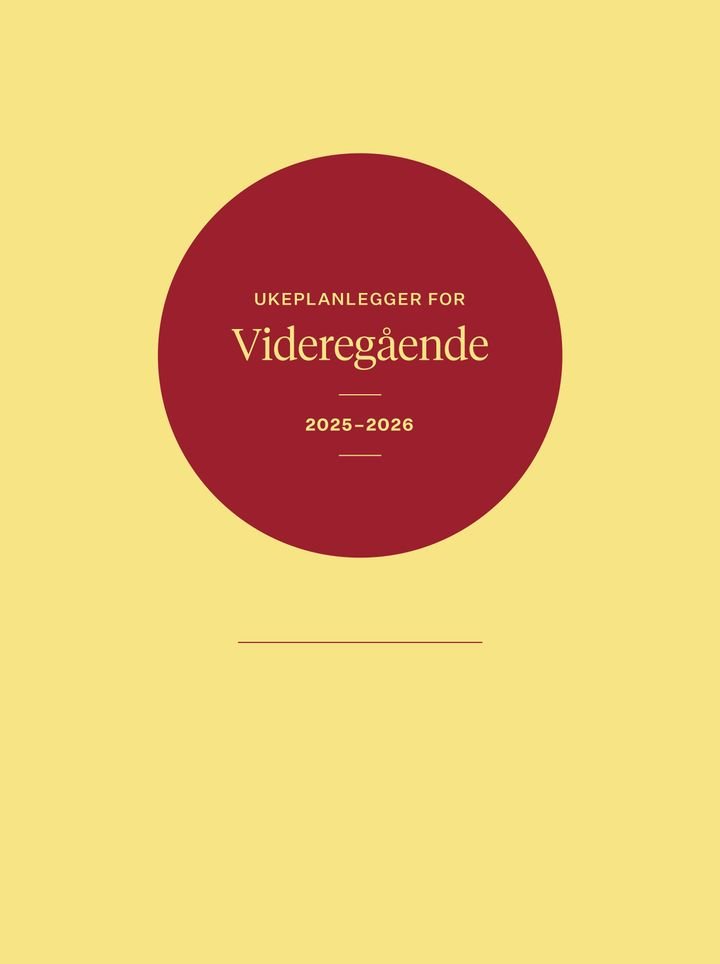 Ukeplanlegger videregående 2025-2026