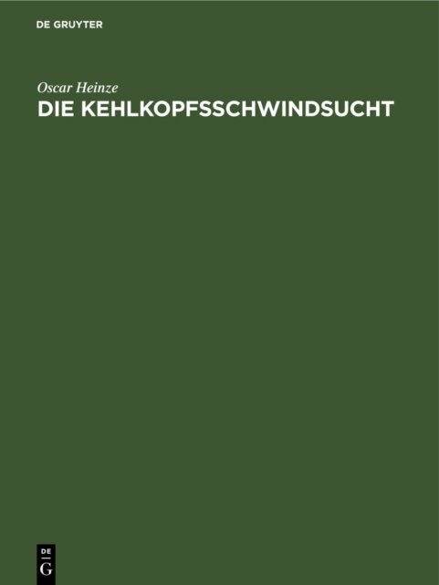 Kehlkopfsschwindsucht
